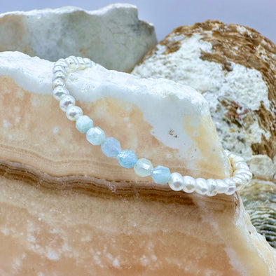 Aquamarine Birthstone Bracelet - March