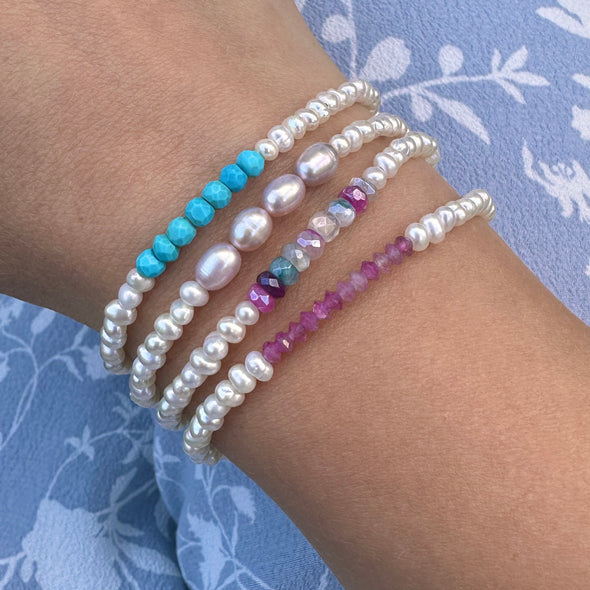 Garnet Birthstone Bracelet - January