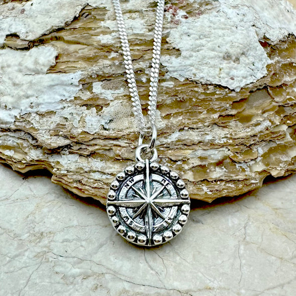 Compass Talisman - Sterling Silver