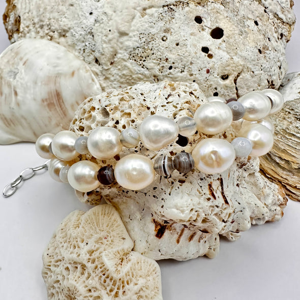 Boho Pearl Wrap Bracelet