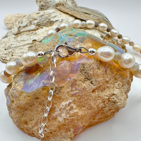 Boho Pearl Wrap Bracelet