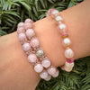 Rose Pearl Tourmaline Bracelet