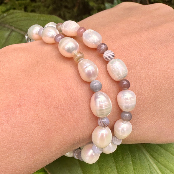 Boho Pearl Wrap Bracelet