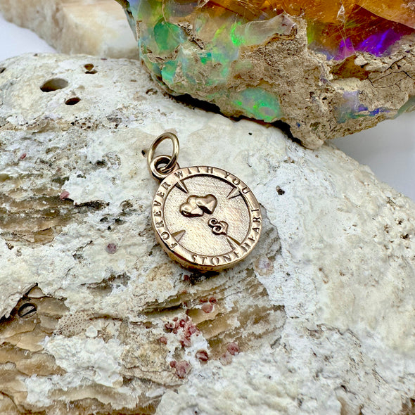 Compass Pendant | Solid 10 Karat Gold