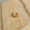 Beaded Rose Gold Ear Cuff - Solid 10K Gold